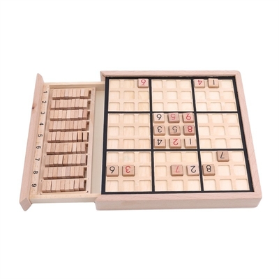 เด็ก Sudoku Chess Beech International Checkers พับโต๊ะเกม