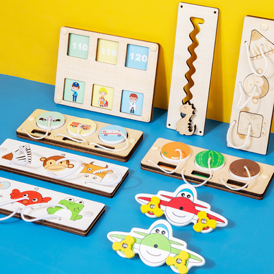 DIY Montessori Matching Sensory Activity Board การเรียนรู้สำหรับเด็กปฐมวัย