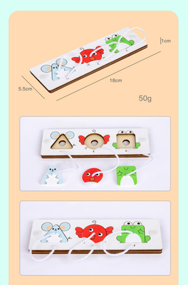 DIY Montessori Matching Sensory Activity Board การเรียนรู้สำหรับเด็กปฐมวัย