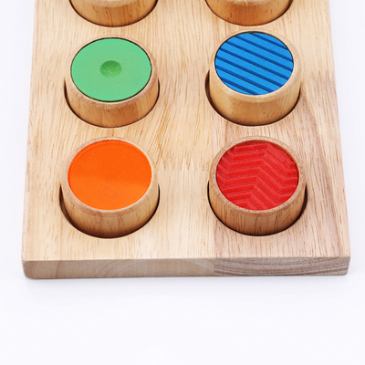 Montessori Sensory / Tactile Training Aids Baby Color Memory Matching Touch