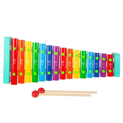 เด็กไม้ระนาด 15 เสียงเคาะเปียโนเพื่อการศึกษาด้วย 2 Mallets