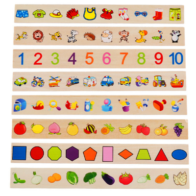 ไม้ Montessori ของเล่นเด็ก การจำแนกความรู้ทางคณิตศาสตร์