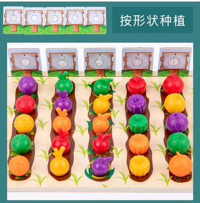 เด็กฟาร์มผักผลไม้สีการจำแนกประเภทความรู้ความเข้าใจแบบโต้ตอบ