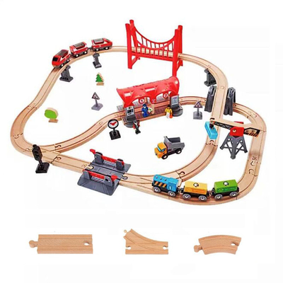 ของเล่นรางรถไฟสำหรับเด็กที่แข่งขันได้กับทุกยี่ห้อ Track Educational