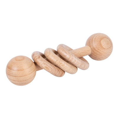 Montessori สื่อการสอนไม้ Cube ไข่ Ball Cup Practice Grasping For Infants