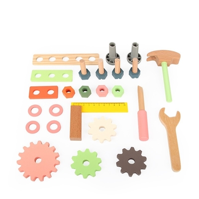 ปฏิสัมพันธ์ระหว่างพ่อแม่และลูกไม้เล่นบ้านจำลองปริศนาของเล่น DIY