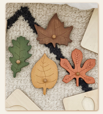 Montessori Leaf Grasping Board การศึกษาปฐมวัย