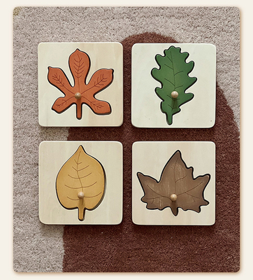 Montessori Leaf Grasping Board การศึกษาปฐมวัย
