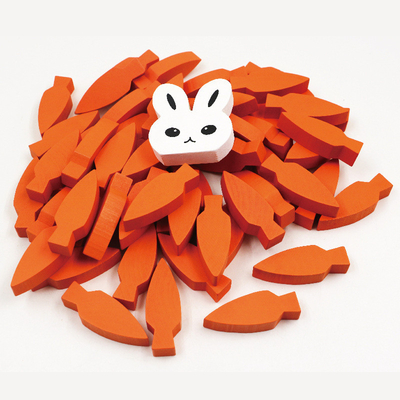 54 Bunny Stacked High Children's Building Block การตรัสรู้การศึกษาปฐมวัย