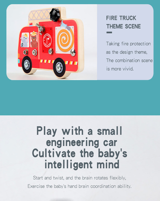 Busy Board Screw Bolt ชุดของเล่นสำหรับเด็ก Workbench ของเล่นไม้ Montessori