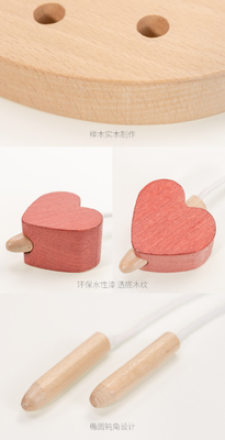 ของเล่นลูกปัดไม้สำหรับเด็ก Beech All Solid สำหรับเด็กอายุ 3 ปี