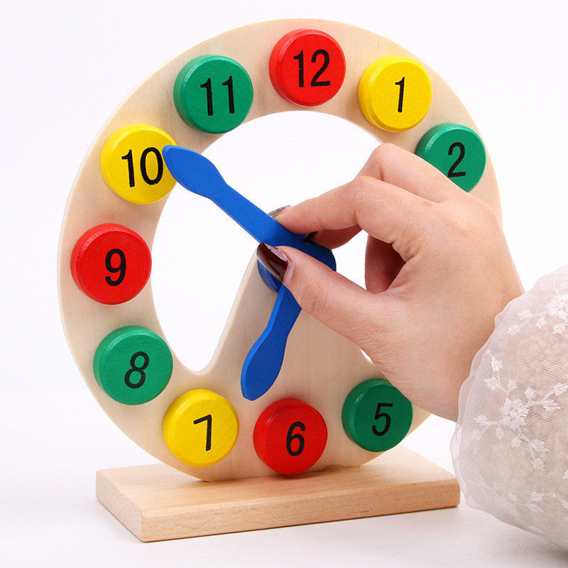 ตัวเลขที่มีสีสันของเล่นเด็ก Montessori การศึกษาการตรัสรู้