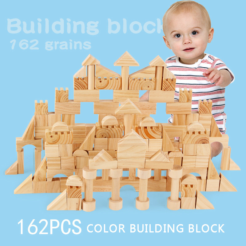 Montessori การศึกษาเมล็ดไม้ซ้อนอาคารบล็อกเด็กอนุบาลปฐมวัยการเลี้ยงดูเด็ก Toys