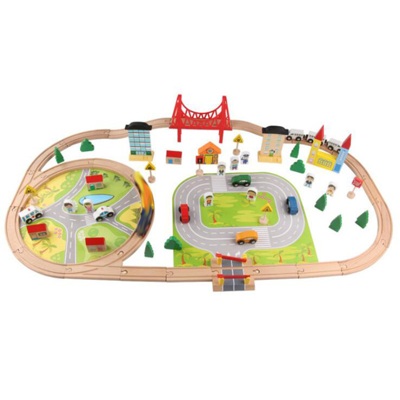 ของเล่นรางรถไฟสำหรับเด็กที่แข่งขันได้กับทุกยี่ห้อ Track Educational